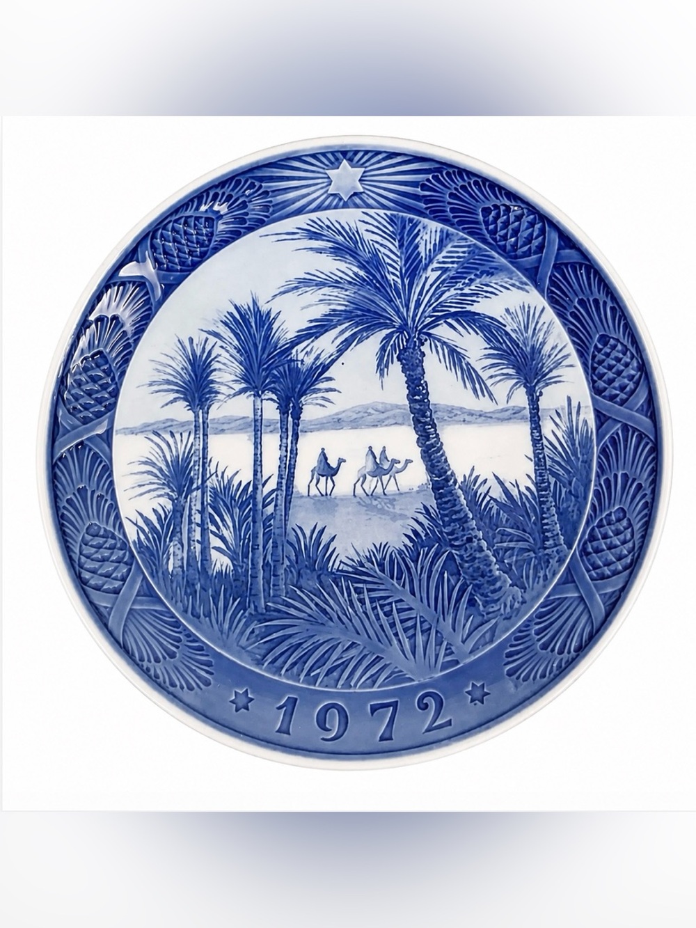 Royal Copenhagen 1972 Osterland In The Desert Plate Beautiful Vintage